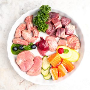 Pork and Fish Chunky Mix with Vegetables